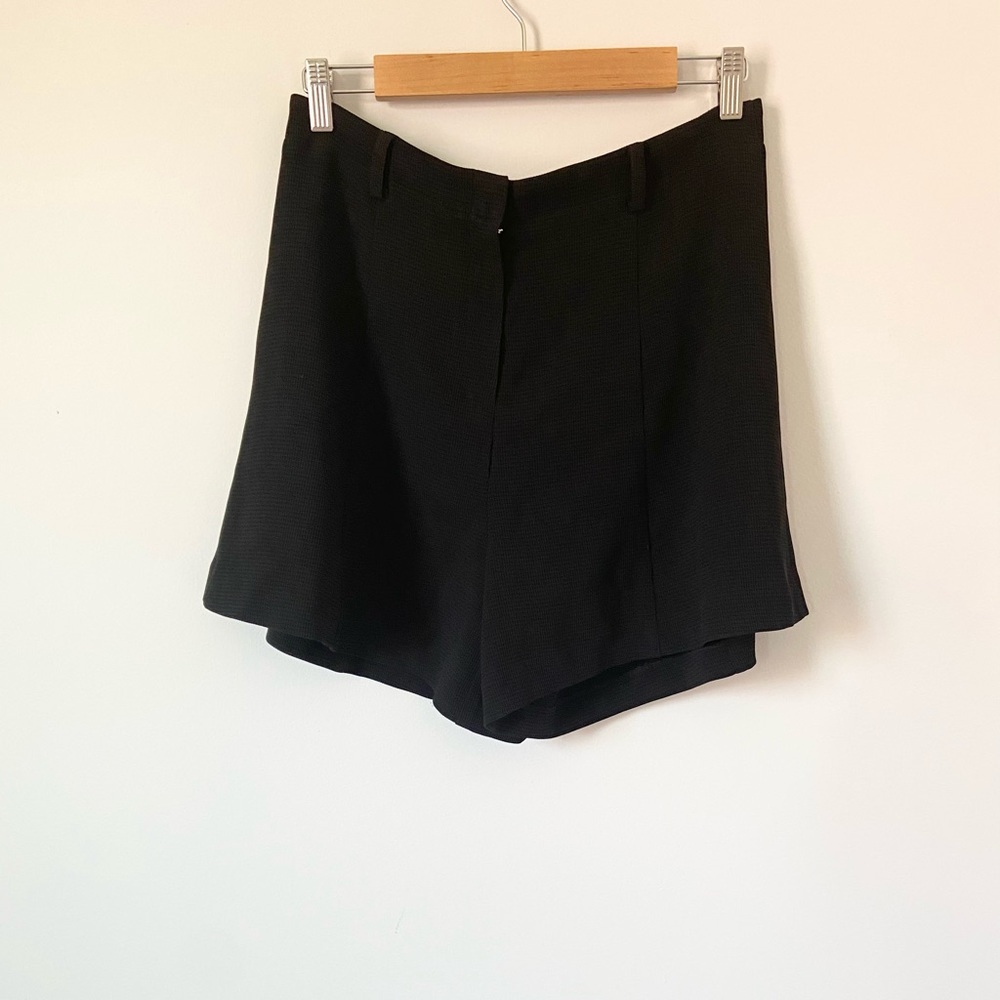 Rebecca Minkoff "Santos" Textured Shorts in back